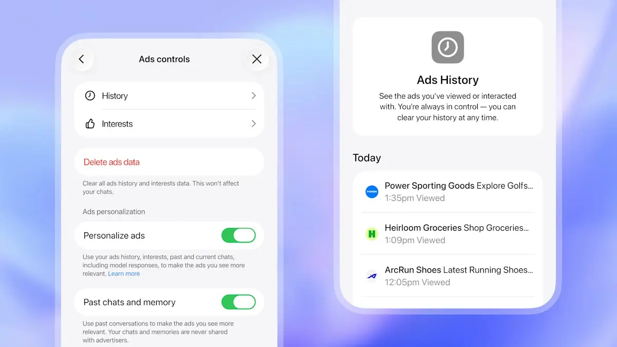 ChatGPT начинает тестирование рекламы для бесплатных пользователей и Go в США