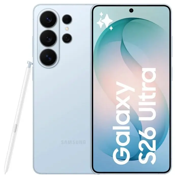 Цветовой вариант Sky Blue Galaxy S26 Ultra