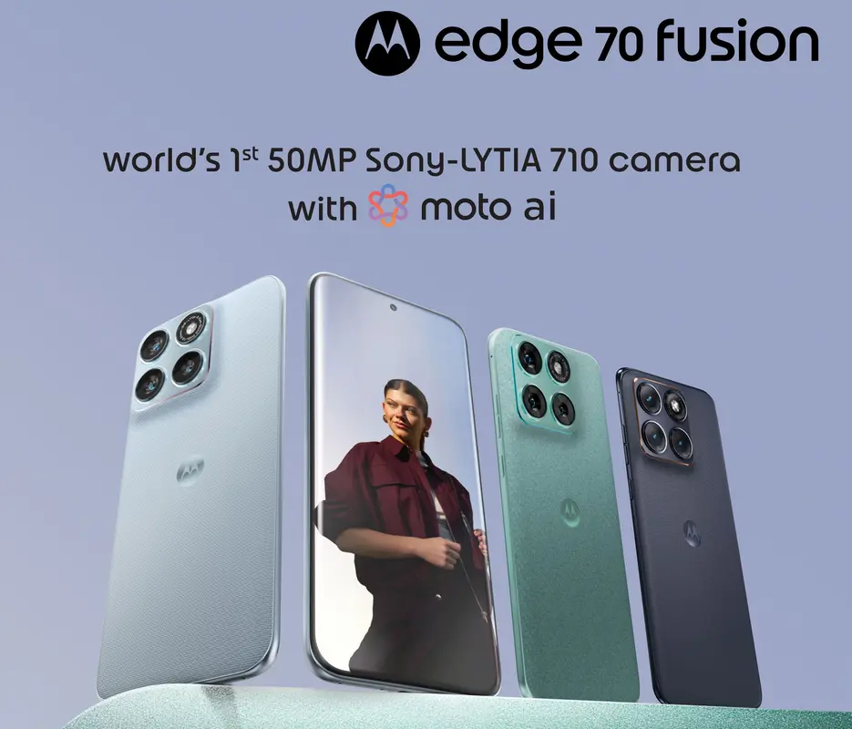 Motorola официально подтвердила характеристики Edge 70 Fusion