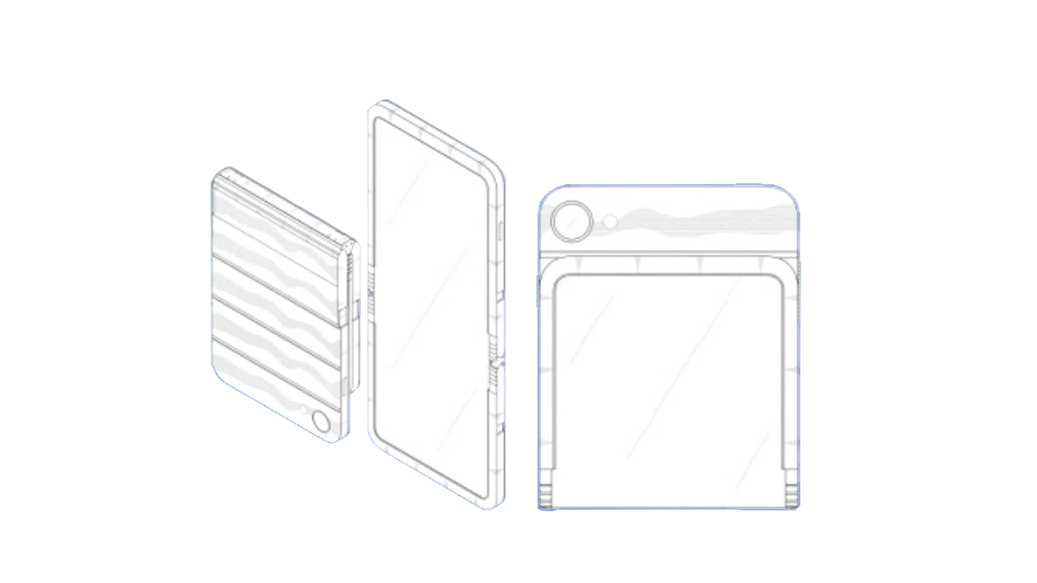 Патент Samsung: складной телефон с шарниром 360°
